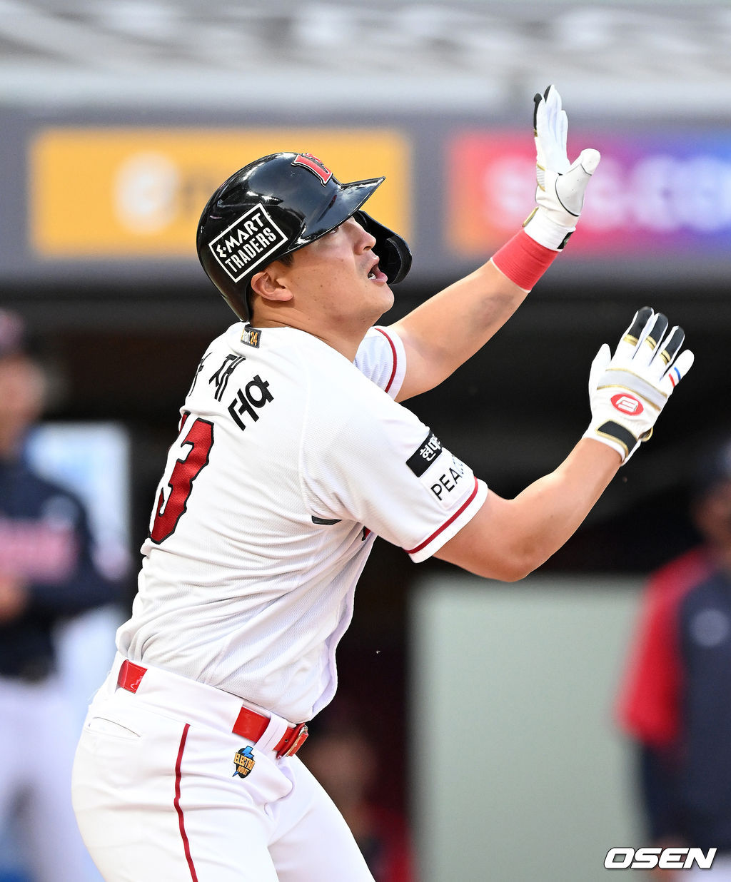 3회말 무사에서 KBO리그 데뷔 첫 홈런을 치는 SSG 하재훈. 2022.05.24 /sunday@osen.co.kr