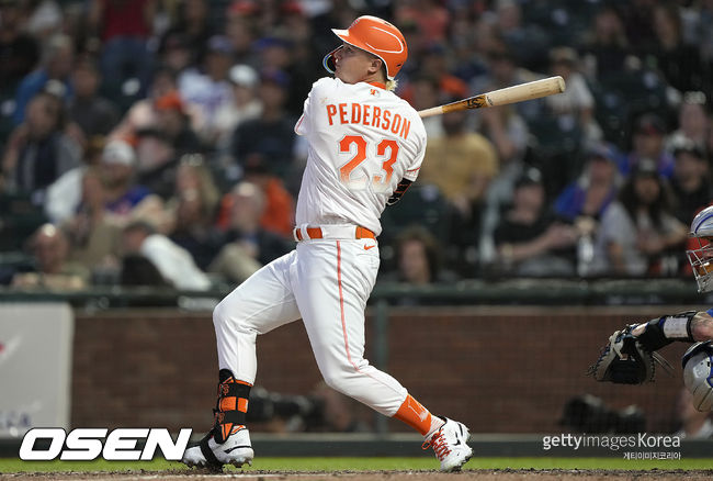 [사진] 샌프란시스코 자이언츠 작 피더슨. ⓒGettyimages(무단전재 및 재배포 금지)