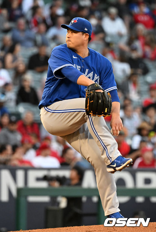 2회 토론토 류현진이 역투하고 있다. 2022.05.27 /dreamer@osen.co.kr