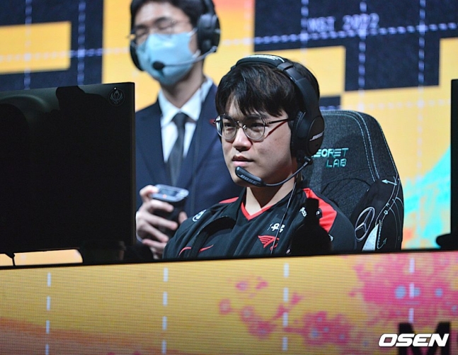 '갈라' 천웨이와 직접적으로 대결하는 '구마유시' 이민형.