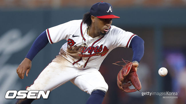 [사진] 애틀랜타 브레이브스 아지 알비스. ⓒGettyimages(무단전재 및 재배포 금지)