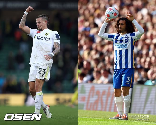 [사진] 칼빈 필립스(왼쪽), 마르크 쿠쿠레야 / ⓒGettyimages(무단전재 및 재배포 금지)