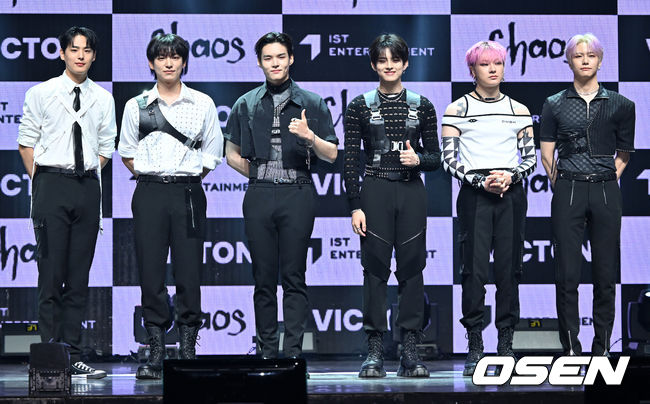 빅톤 멤버들이 무대 위에서 포즈를 취하고 있다. 2022.05.31 /rumi@osen.co.kr
