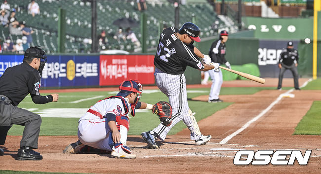 LG 트윈스 이재원이 1회초 만루 홈런을 터뜨리고 있다. 2022.06.01 / foto0307@osen.co.kr