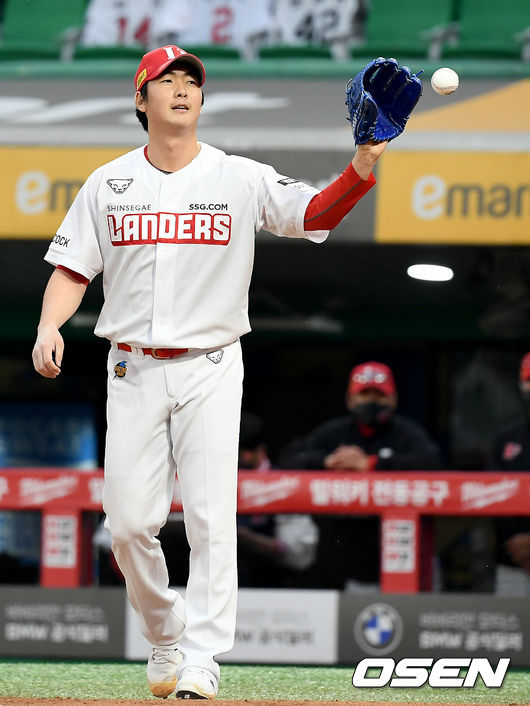 SSG 랜더스 투수 문승원. / OSEN DB