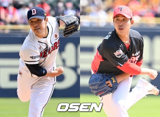 두산 최원준(좌)과 KIA 임기영 / OSEN DB