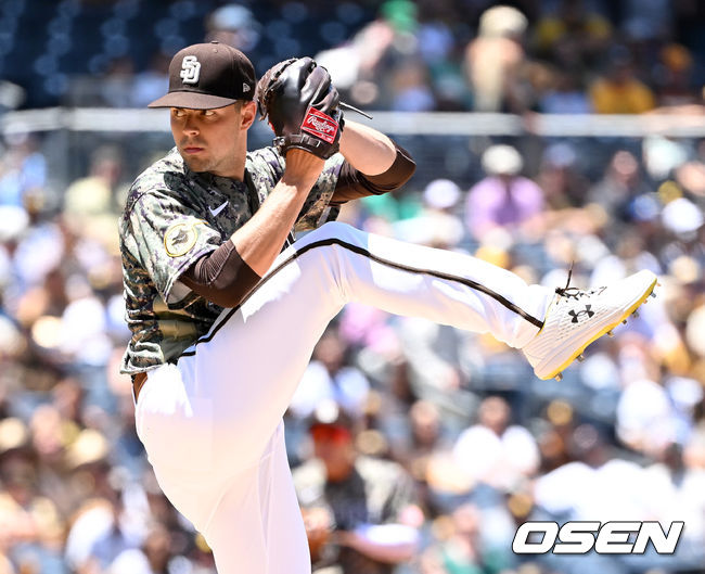 샌디에이고 선발 맥켄지 고어가 힘차게 공을 뿌리고 있다. 2022.05.30 /dreamer@osen.co.kr