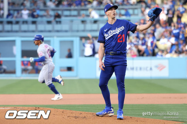 [사진] LA 다저스 선발투수 워커 뷸러. ⓒGettyimages(무단전재 및 재배포 금지)