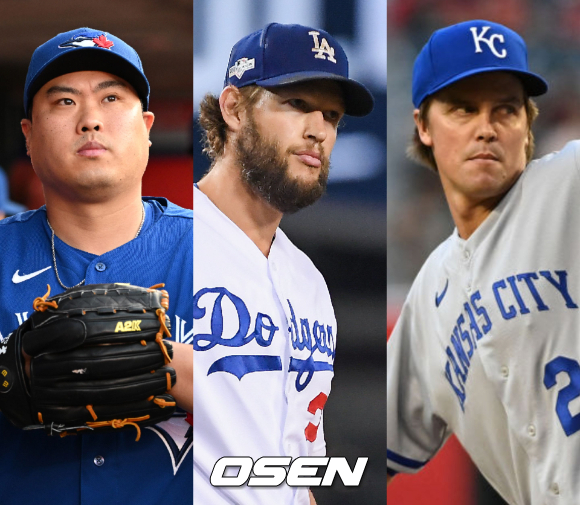 [사진] 류현진, 클레이튼 커쇼, 잭 그레인키 /OSEN DB, ⓒGettyimages(무단전재 및 재배포 금지)
