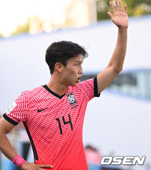 U23 대표팀 엄지성. 2022.06.02 /cej@osen.co.kr