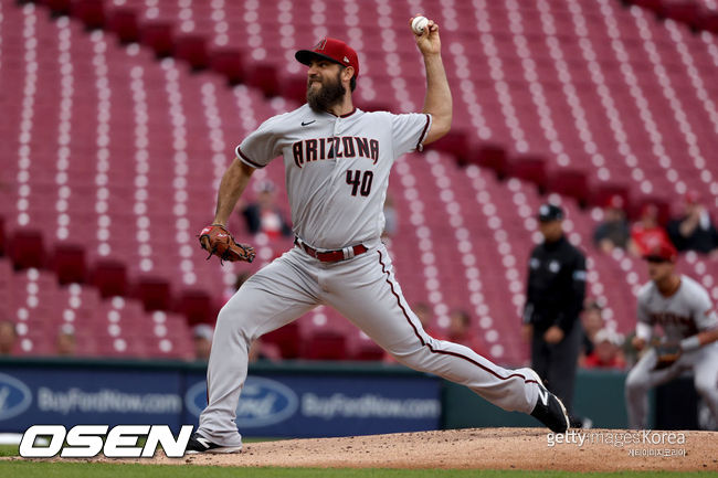 [사진] 애리조나 선발 매디선 범가너. ⓒGettyimages(무단전재 및 재배포 금지)