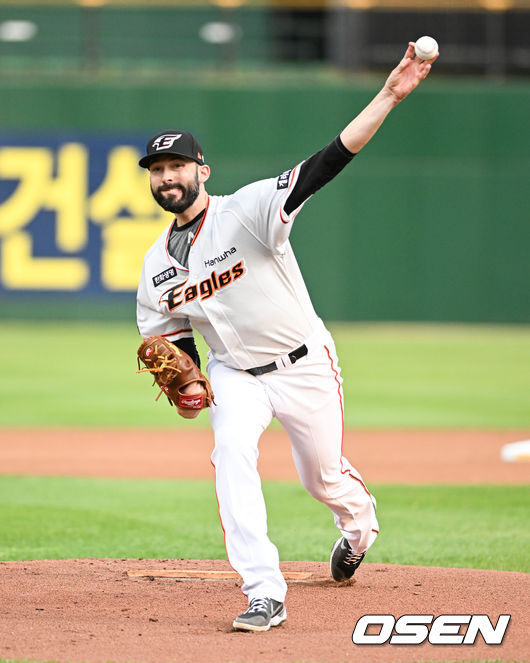 한화 이글스에서 뛰던 외국인 투수 라이언 카펜터. / OSEN DB