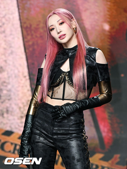 시크릿 진희가 포즈를 취하고 있다. 2022.06.08 / soul1014@osen.co.kr