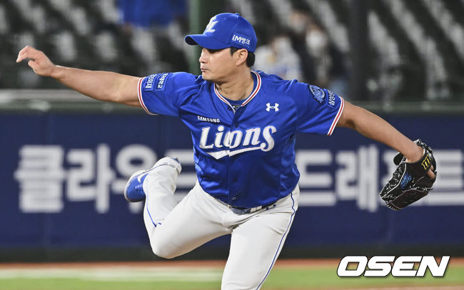 삼성 라이온즈 오승환이 역투하고 있다. 2022.06.08 / foto0307@osen.co.kr