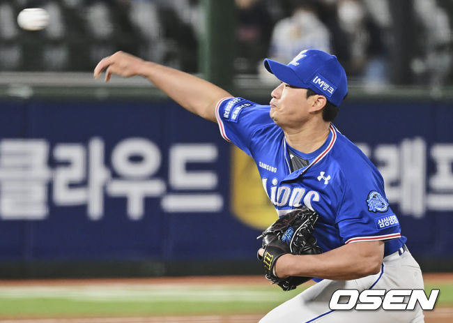 삼성 라이온즈 오승환이 역투하고 있다. 2022.06.08 / foto0307@osen.co.kr