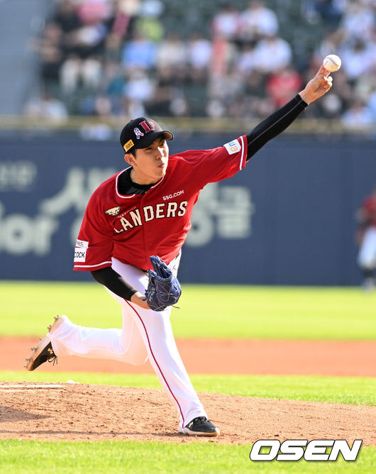 SSG 랜더스 좌완 오원석. / OSEN DB