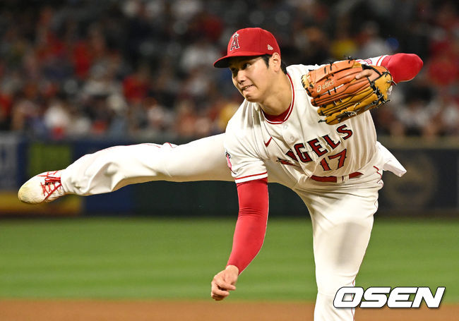 6회초 에인절스 선발 오타니 쇼헤이가 힘차게 공을 뿌리고 있다. 2022.06.10 / dreamer@osen.co.kr