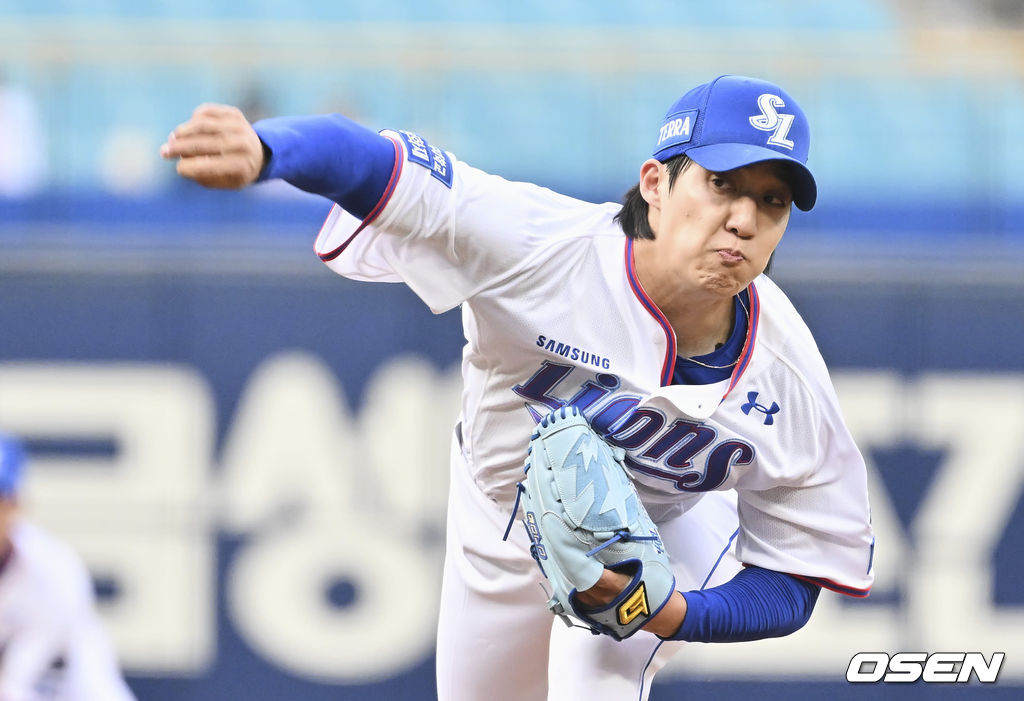 삼성 라이온즈 원태인. /OSEN DB