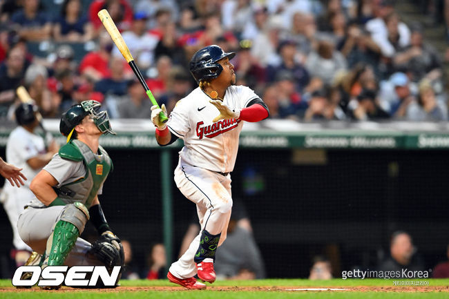 [사진] 클리블랜드 가디언스 호세 라미레스. ⓒGettyimages(무단전재 및 재배포 금지)