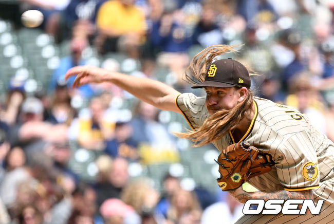 2회말 샌디에이고 선발 마이크 클레빈저가 힘차게 공을 뿌리고 있다. 2022.06.06 / dreamer@osen.co.kr
