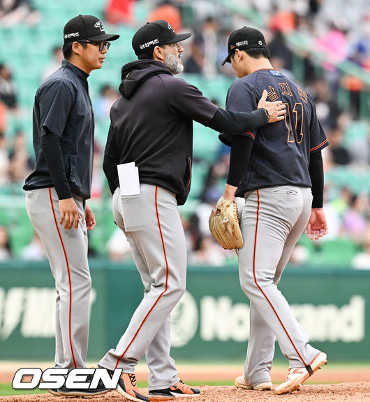 3회말 한화 선발투수 남지민이 강판되고 있다. 2022.06.12 / soul1014@osen.co.kr