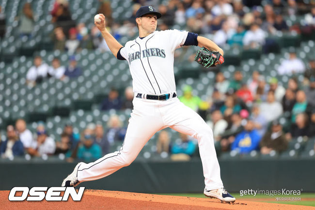 [사진] 시애틀 투수 크리스 플렉센. ⓒGettyimages(무단전재 및 재배포 금지)