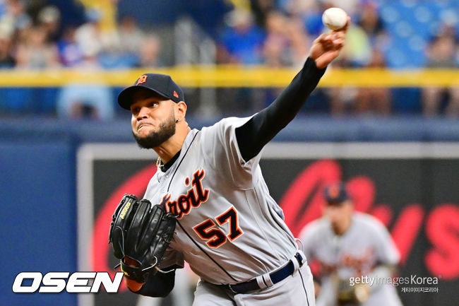 [사진] 디트로이트 타이거즈 에두아르도 로드리게스. ⓒGettyimages(무단전재 및 재배포 금지)