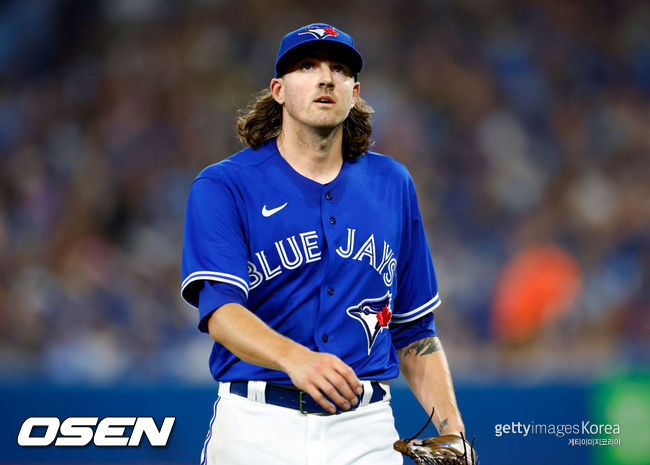 [사진] 토론토 블루제이스 투수 케빈 가우스먼. ⓒGettyimages(무단전재 및 재배포 금지)