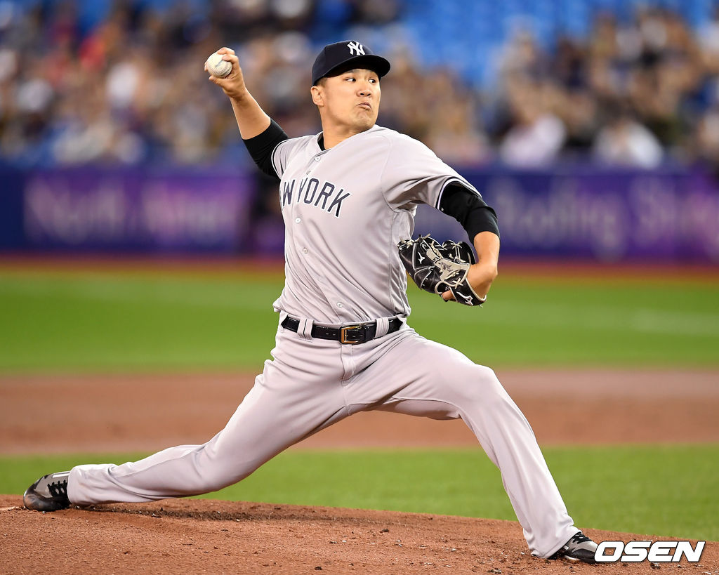 뉴욕 양키스 시절 다나카 마사히로. /OSEN DB