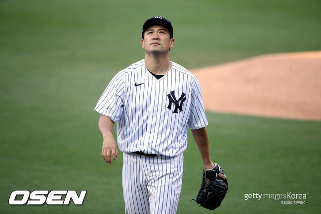 [사진] 뉴욕 양키스 시절 다나카 마사히로. ⓒGettyimages(무단전재 및 재배포 금지)