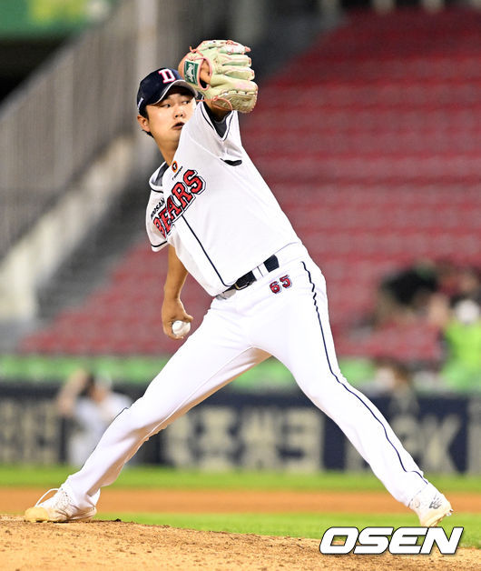 8회초 두산 정철원이 역투하고 있다. 2022.07.06 /jpnews@osen.co.kr