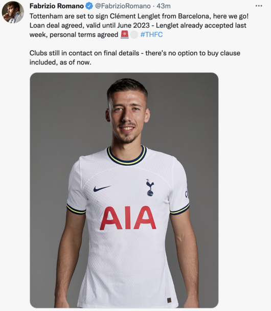 [사진]파브리치오 로마노 트위터