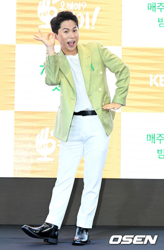 개그맨 양세형이 포토타임을 하고 있다. 2022.07.11 /jpnews@osen.co.kr