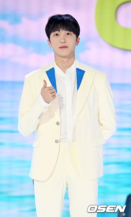 SF9 찬희가 무대 위에서 포즈를 취하고 있다. 2022.07.13 /rumi@osen.co.kr