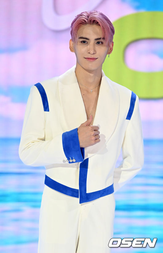SF9 유태양이 무대 위에서 포즈를 취하고 있다. 2022.07.13 /rumi@osen.co.kr
