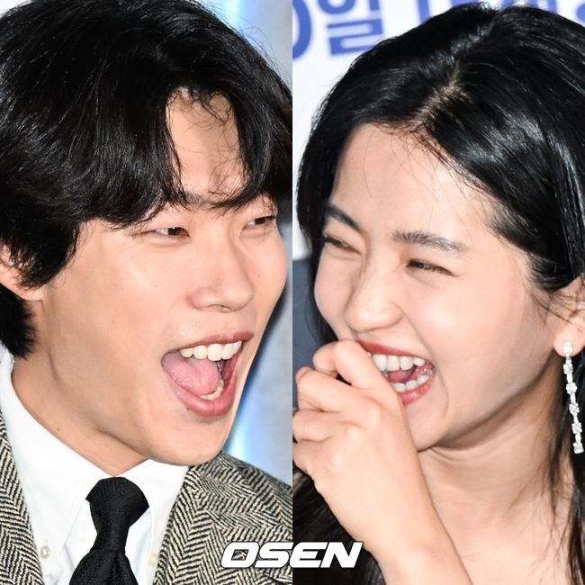 13일 오후 서울 CGV용산에서 영화 '외계+인'(감독 최동훈) 1부 언론시사회가 진행됐다.  '외계+인' 1부는 고려 말 소문 속의 신검을 차지하려는 도사들과 2022년 인간의 몸속에 수감된 외계인 죄수를 쫓는 이들 사이에 시간의 문이 열리며 펼쳐지는 이야기.  김태리가 미소 짓고 있다. 2022.07.13 / soul1014@osen.co.kr