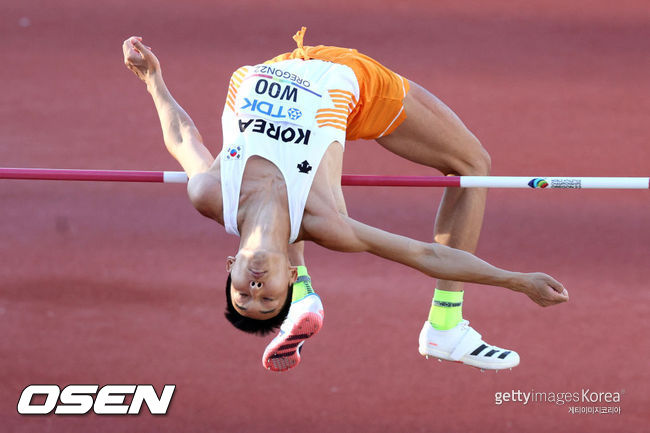 [사진] 우상혁 2022/07/19ⓒGettyimages(무단전재 및 재배포 금지)