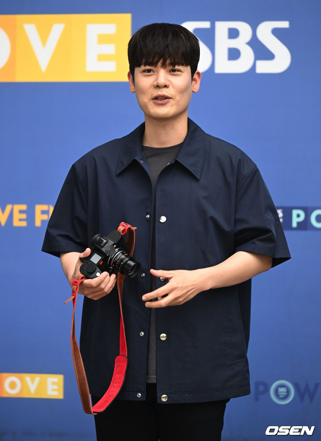 유채훈이 취재진을 향해 포즈를 취하고 있다. 2022.07.20 /ksl0919@osen.co.kr