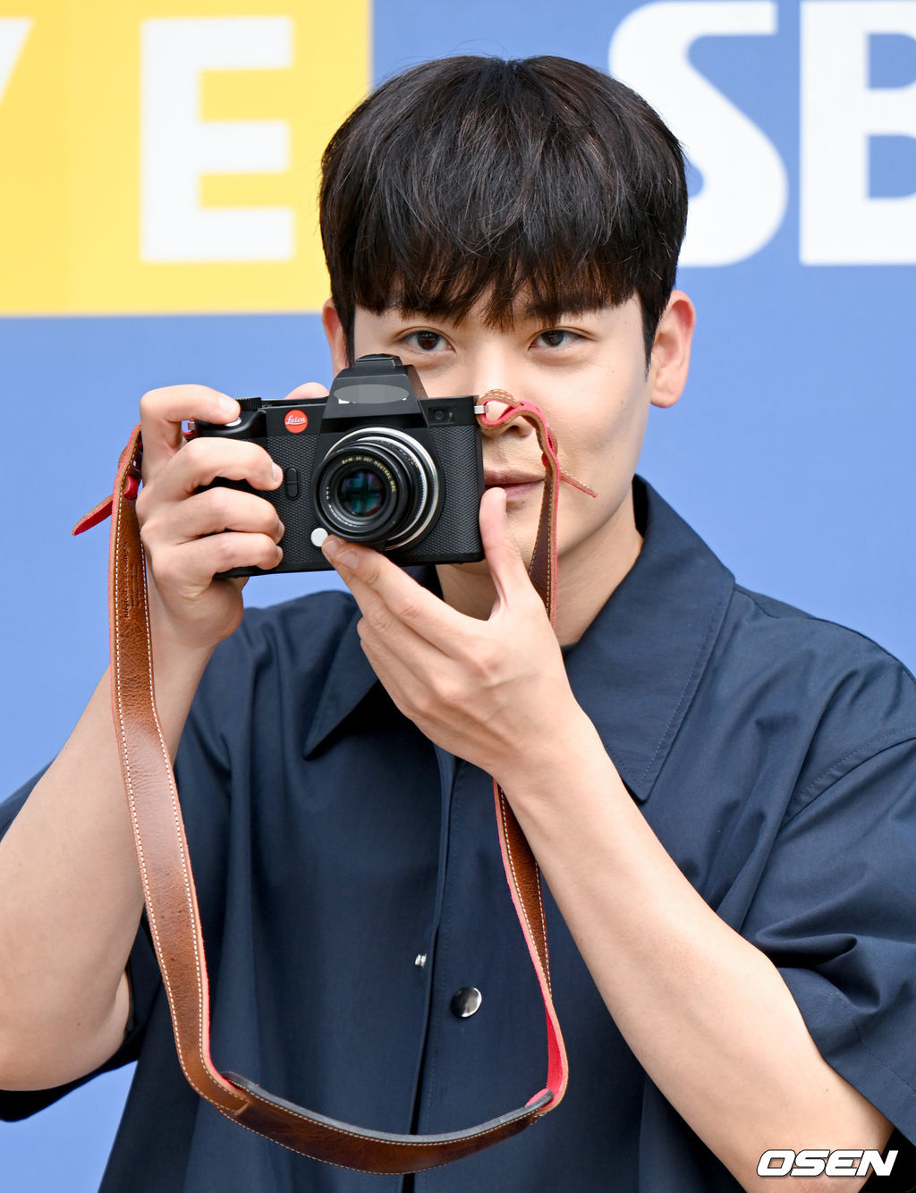 유채훈이 취재진을 향해 포즈를 취하고 있다. 2022.07.20 /ksl0919@osen.co.kr