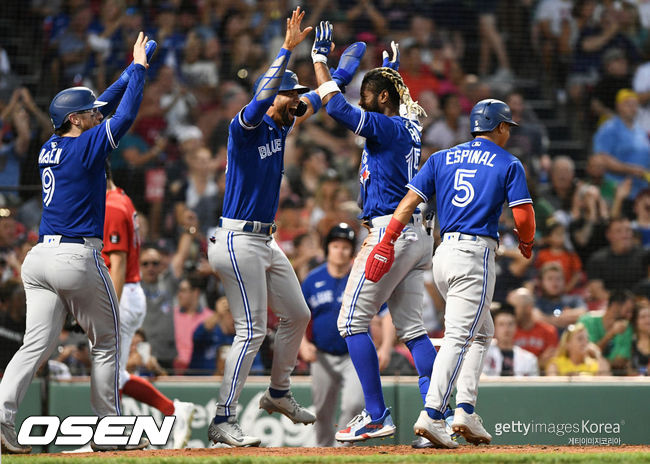 [사진] 토론토 선수들. ⓒGettyimages(무단전재 및 재배포 금지)