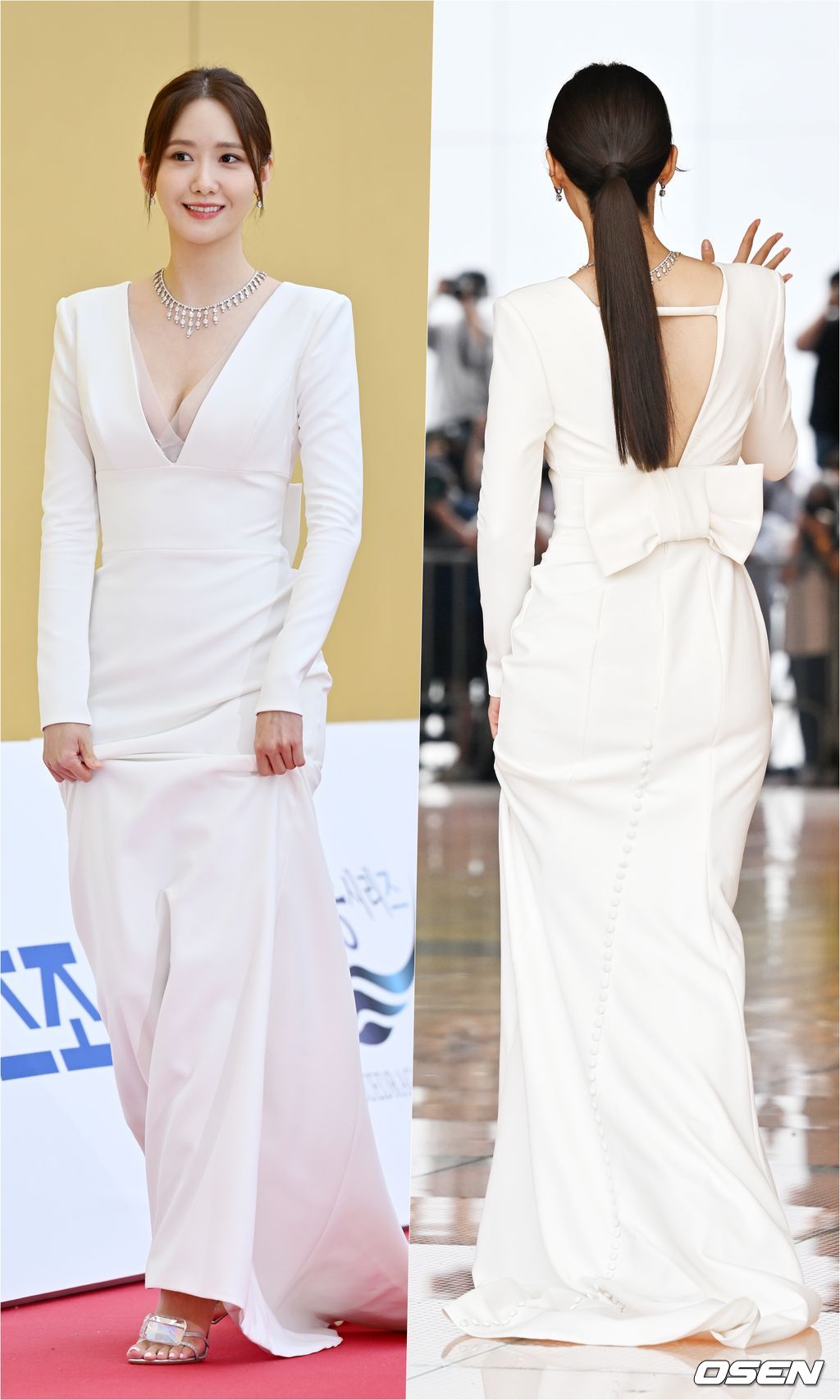 19일 오후 인천 중구 인천 파라다이스시티에서 제1회 청룡시리즈어워즈(BSA 1st) 레드카펫 행사가 열렸다.가수 겸 배우 임윤아가 레드카펫을 밟으며 포즈를 취하고 있다. 2022.07.19 / rumi@osen.co.kr