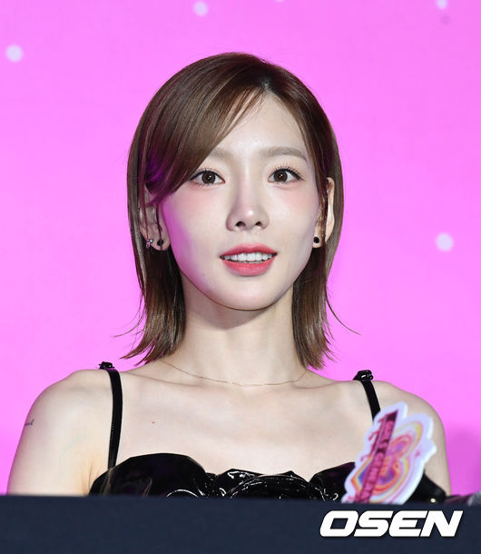 소녀시대 태연이 질의응답 시간을 갖고 있다. 2022.08.05 /cej@osen.co.kr