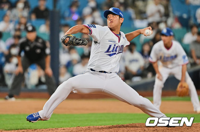 삼성 라이온즈 이상민이 역투하고 있다. 2022.08.10 / foto0307@osen.co.kr