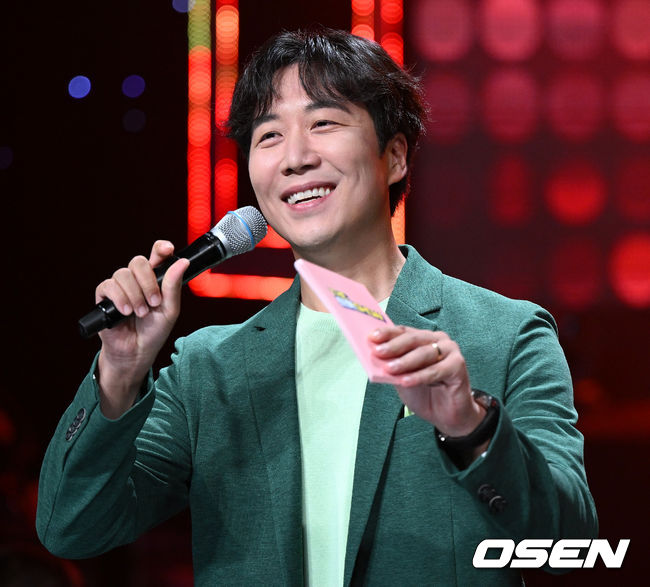 진행자로 나선 도경완이 인사말을 전하고 있다. 2022.07.11 / dreamer@osen.co.kr