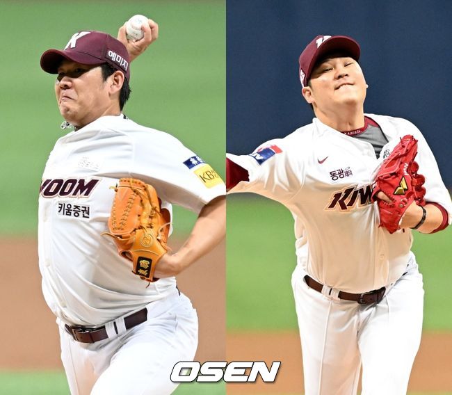 키움 히어로즈 정찬헌(왼쪽), 한현희. /OSEN DB