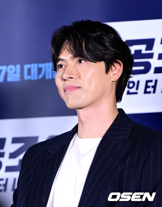 30일 오후 서울 CGV용산아이파크몰에서 영화 '공조2: 인터내셔날' 언론배급시사회가 열렸다.  배우 현빈이 간담회를 하며 미소짓고 있다. 2022.08.30 /jpnews@osen.co.kr