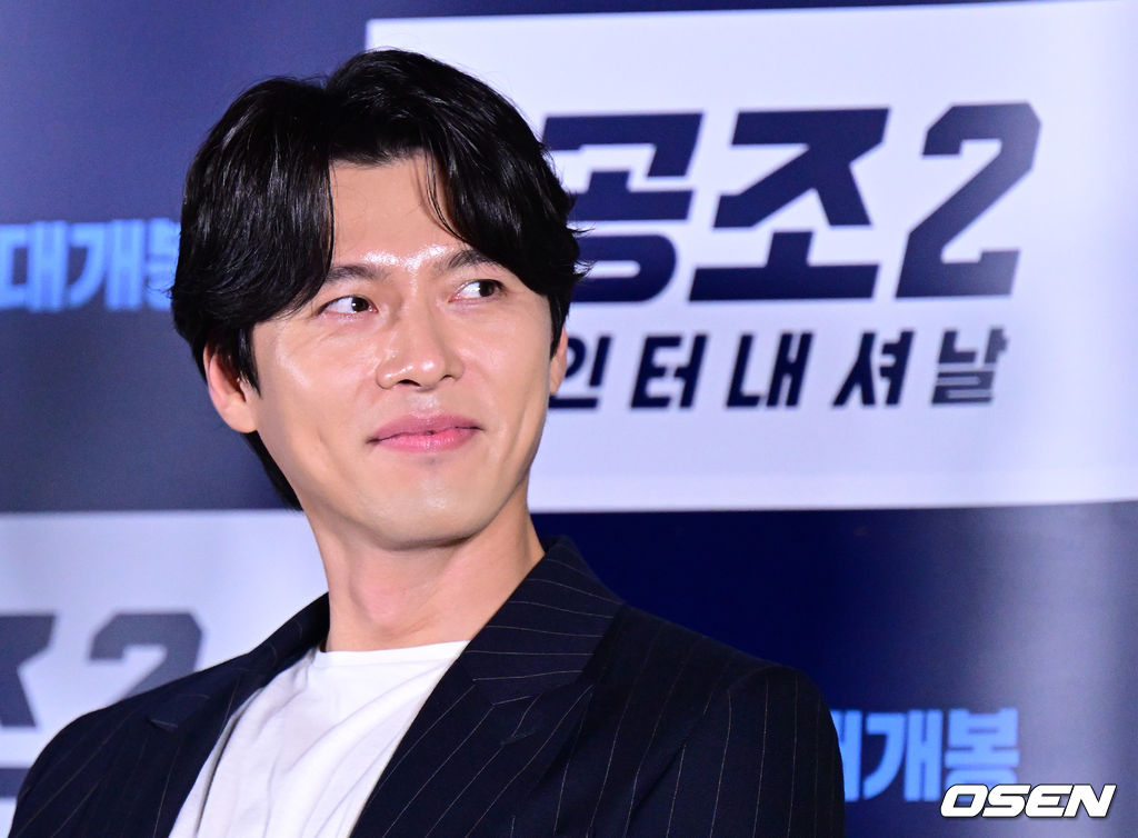 30일 오후 서울 CGV용산아이파크몰에서 영화 '공조2: 인터내셔날' 언론배급시사회가 열렸다. 배우 현빈이 포토타임을 하고 있다. 2022.08.30 /jpnews@osen.co.kr