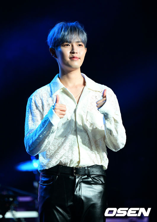 감재환이 포토타임을 하고 있다. 2022.09.05 /jpnews@osen.co.kr