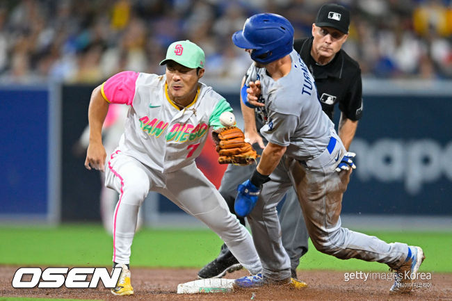 [사진] 샌디에이고 김하성. ⓒGettyimages(무단전재 및 재배포 금지)