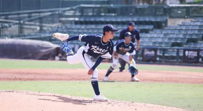 청소년야구대표팀의 막내, 장충고 2학년 황준서 /WBSC 제공